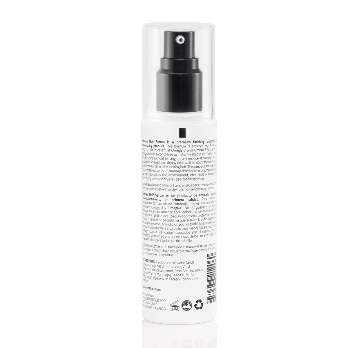 anti Frizz Hair Serum | Infused with Maracuja Oil and Protein | Hair Serum for Frizzy Hair | Paraben and Sulfate-Free Hair Smoothing Serum | for Strong and Silky Hair (3.38 Fl. Oz)