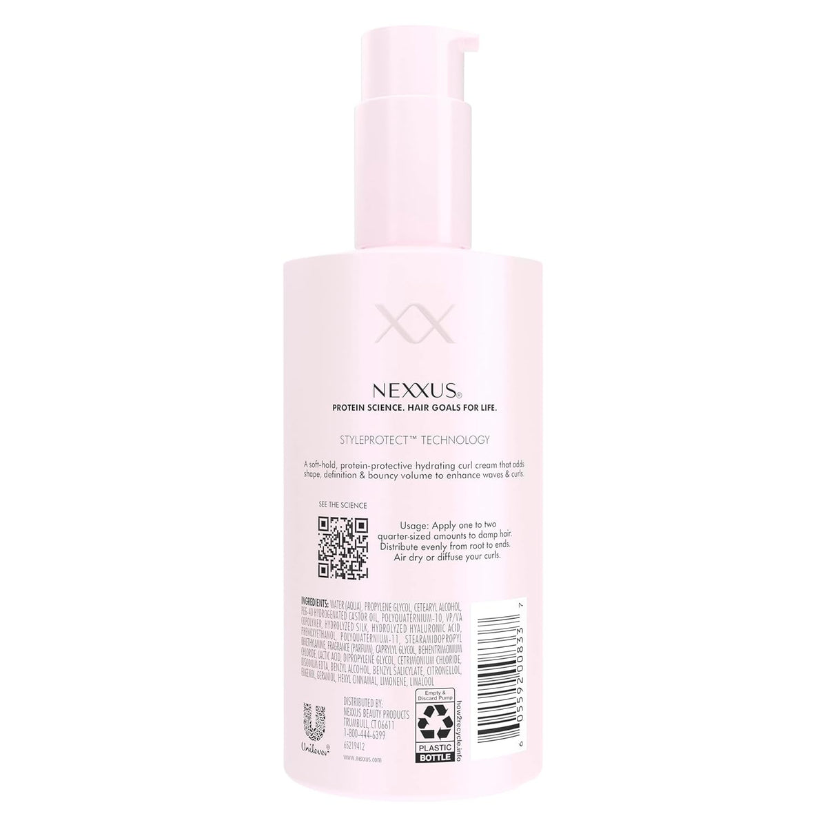 Nexxus Styling Curl Define Curl Cream Climate Control Gel Cream Hair Cream Powered by Styleprotect Technology 8 Oz