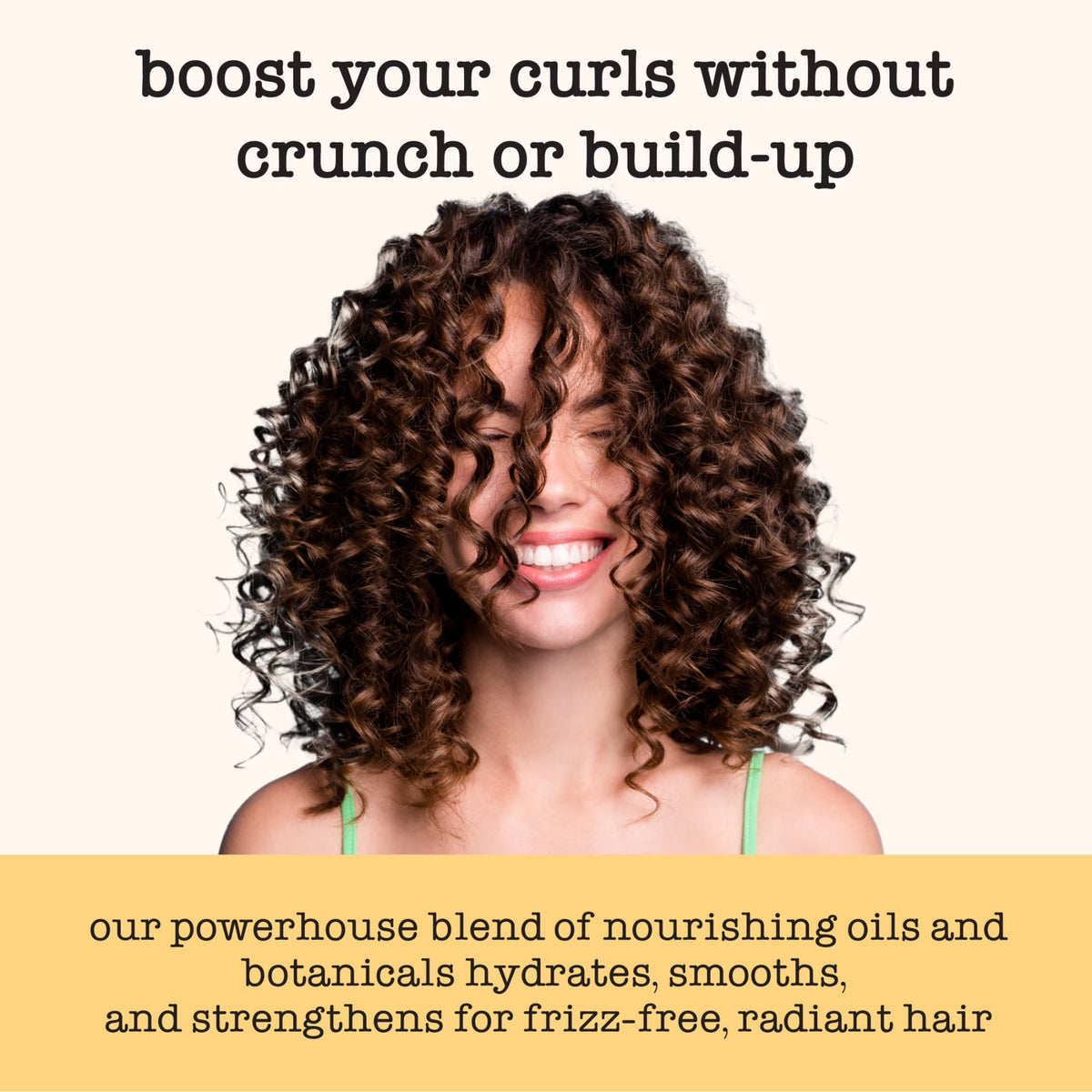 Curly Hair Cream, Crème Brulee Hair Mask with Cocoa Butter, 10.5 Fl Oz.